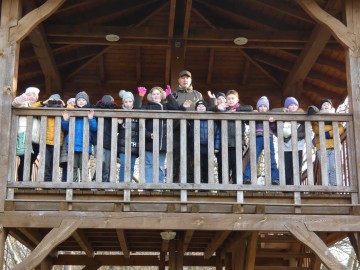 Spacer po Sieradzu w ramach Zimowego Ptakoliczenia 2025, 